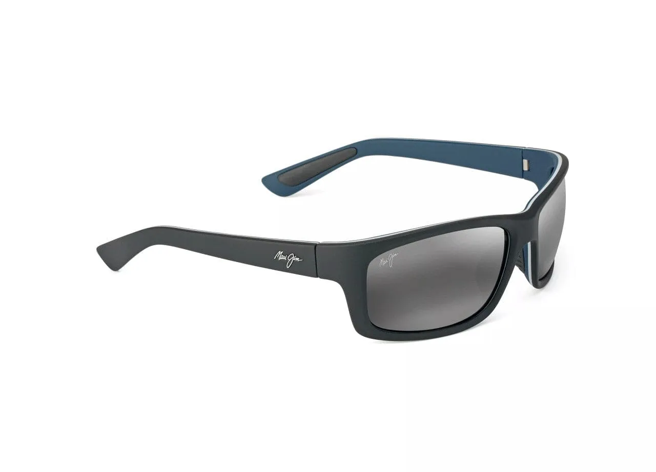 766-02md Kanaio coast matte black neutral grey polarised