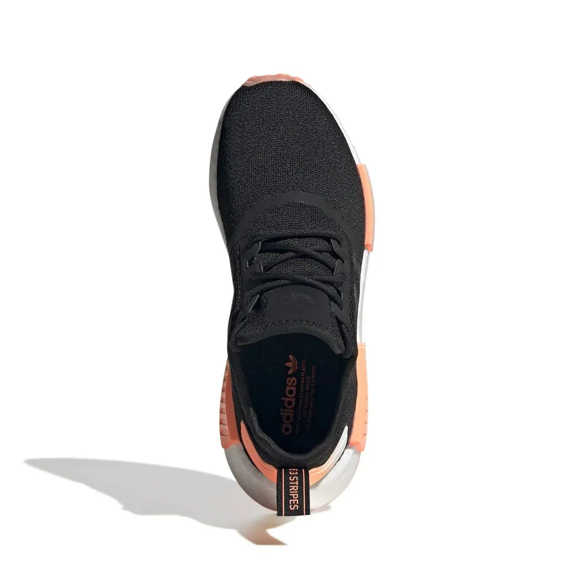 Adidas Black/Orange NMD_R1 Women's Running Shoes