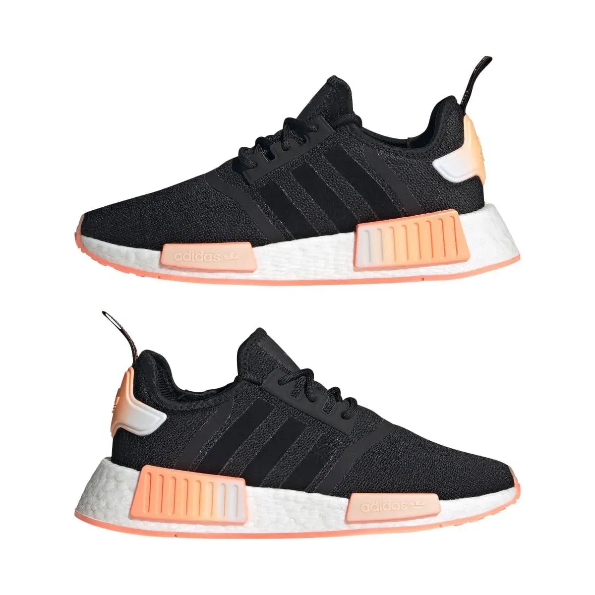 Adidas Black/Orange NMD_R1 Women's Running Shoes