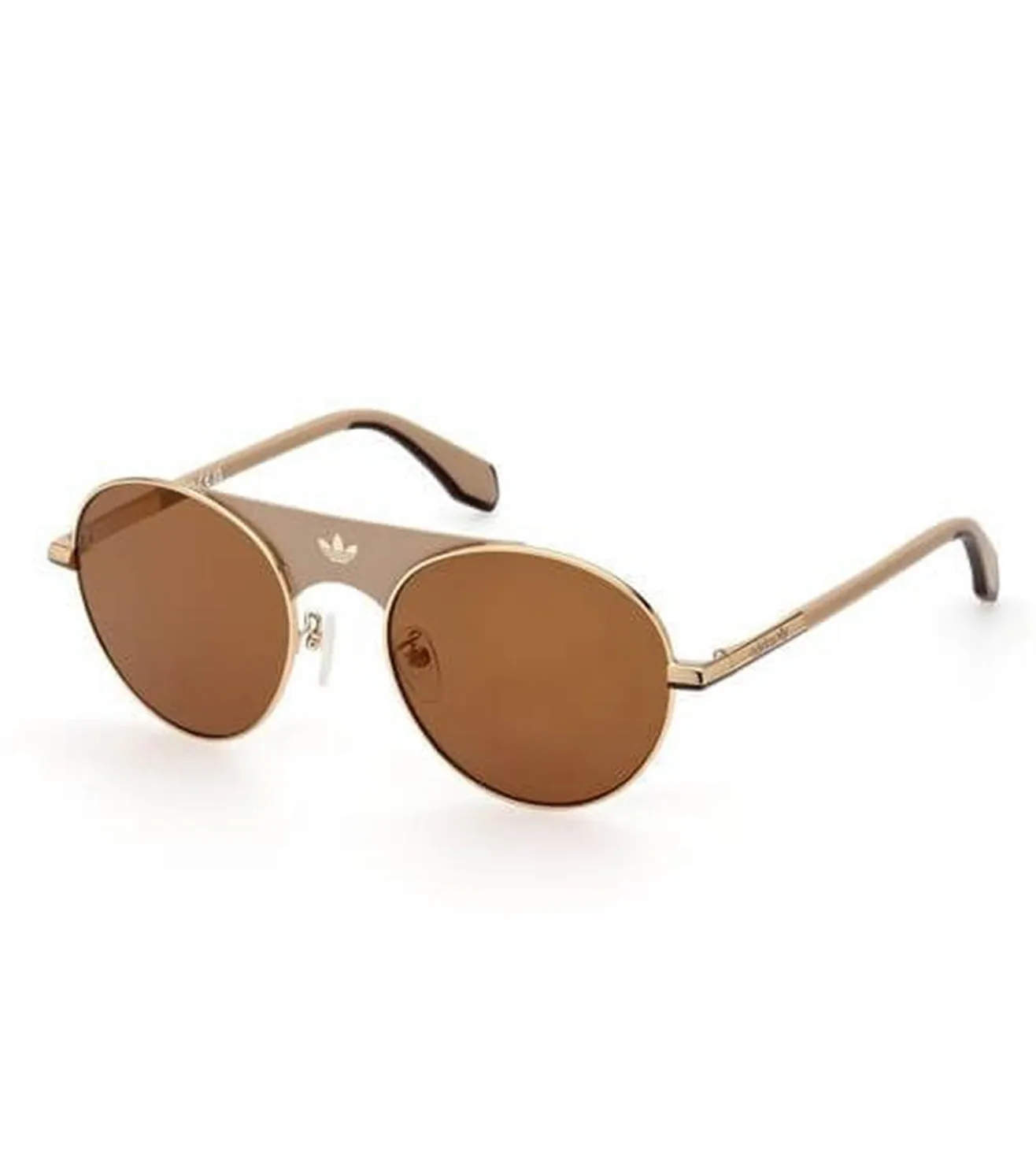 Adidas Originals Unisex Brown Aviator Sunglasses