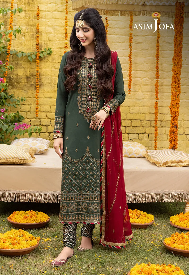 AJAB-16 EMBROIDERED LAWN SILK 3 PCS