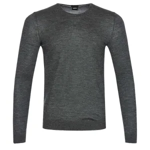 BOSS Leno P Knitwear in Black Marl