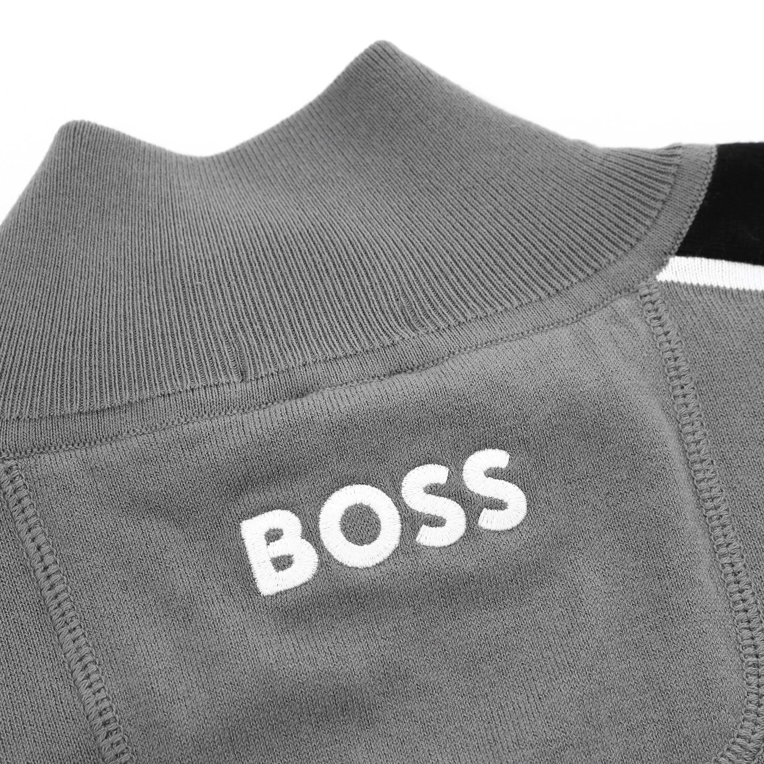 BOSS Zelchior X Knitwear in Medium Grey