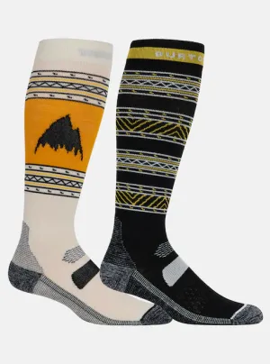 Burton 2025 Performance Lightweight Sock 2PK Goldenrod