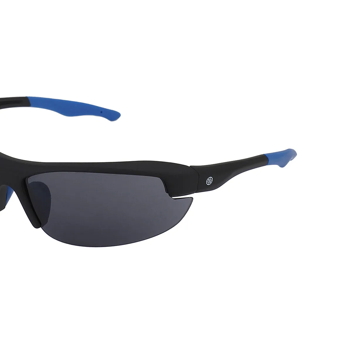 Carlton London Black & Blue Toned Uv Protected Sports Sunglasses For Men