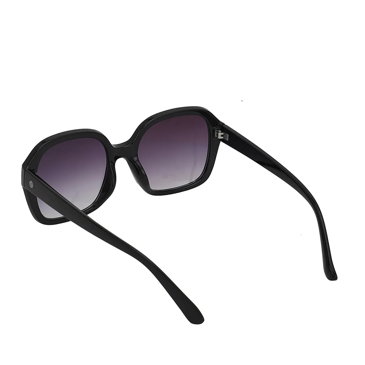 Carlton London Black Toned Uv Protected Oversized Sunglasses For Women