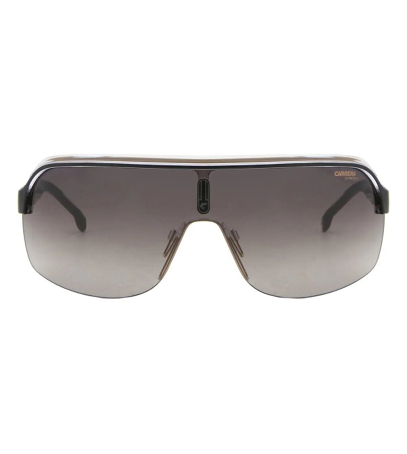 Carrera Top Car Men's Brown Gradient Wraparound Sunglass