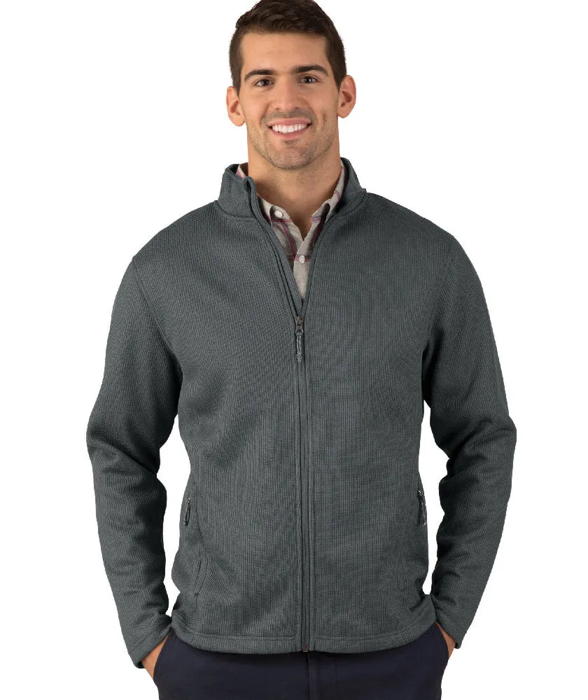 Charles River Men's Heritage Rib Knit Jacket