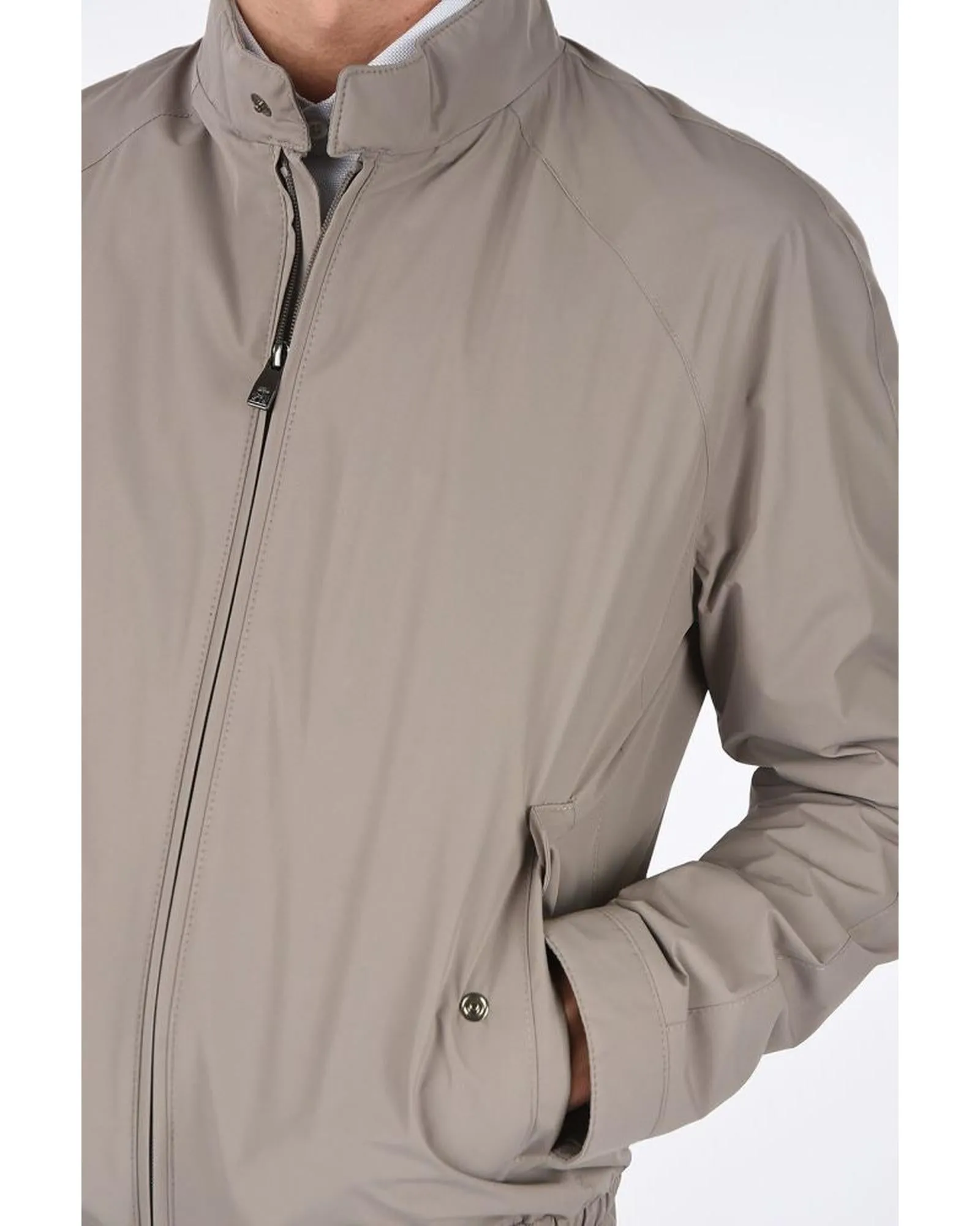 Corneliani Men's Lightweight Water-Resistant Jacket - Beige