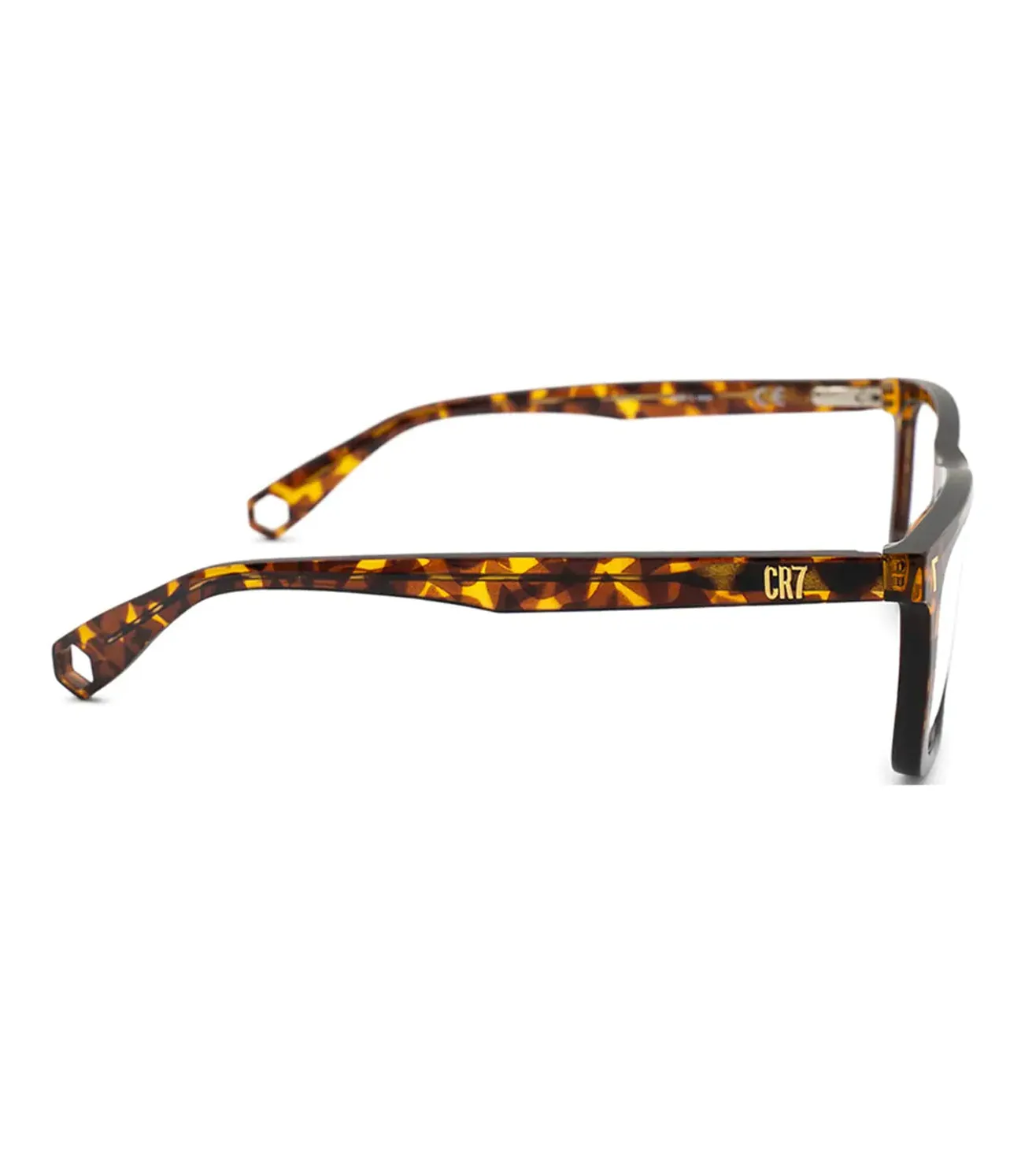 CR7 Men's Brown Wayfarer Optical Frames