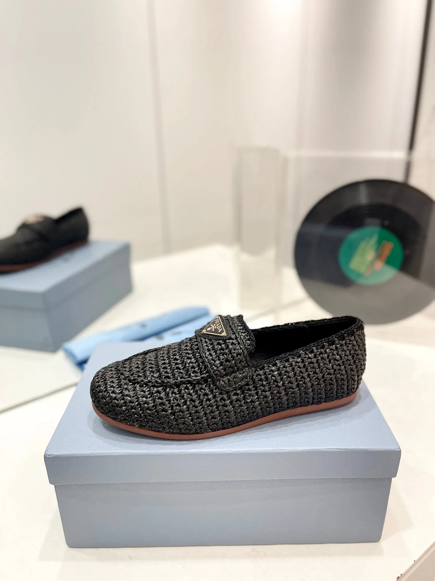 Crochet Loafer 10mm Black