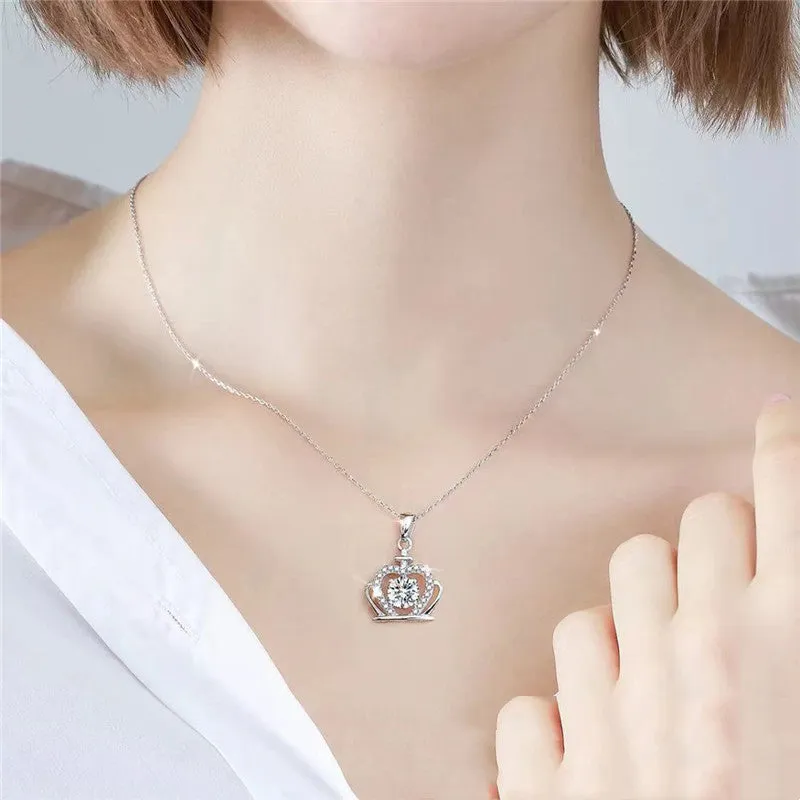 Crown Necklace 925 Silver