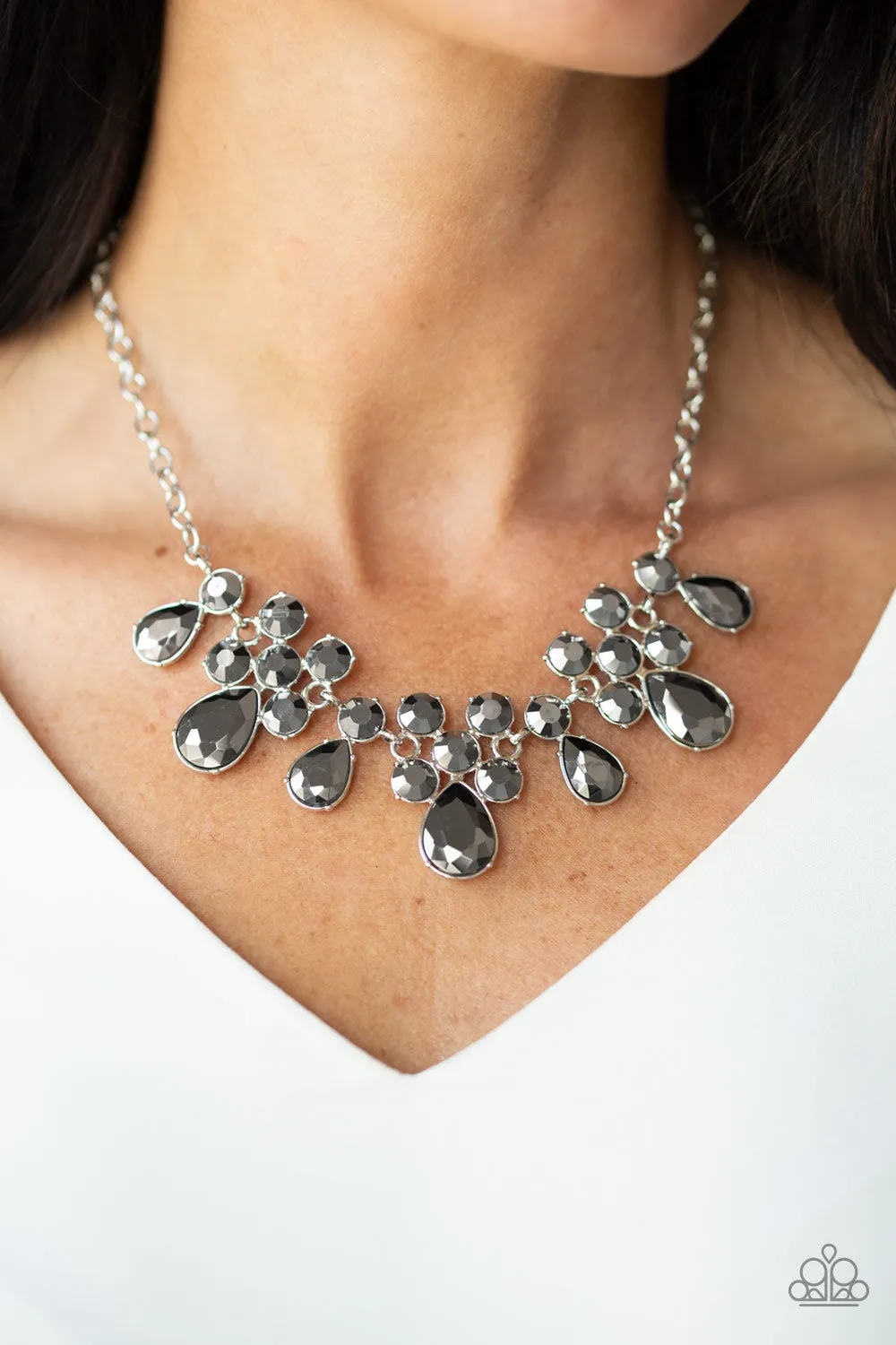 Debutante Drama - Silver Necklace