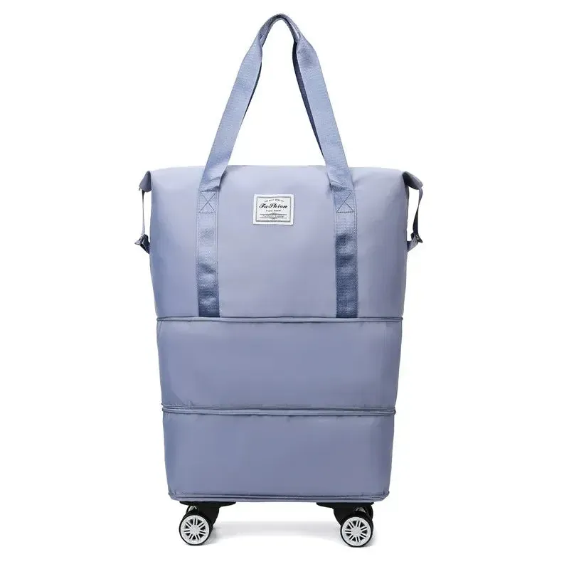 Expandable Travel Bag with Detachable Wheels