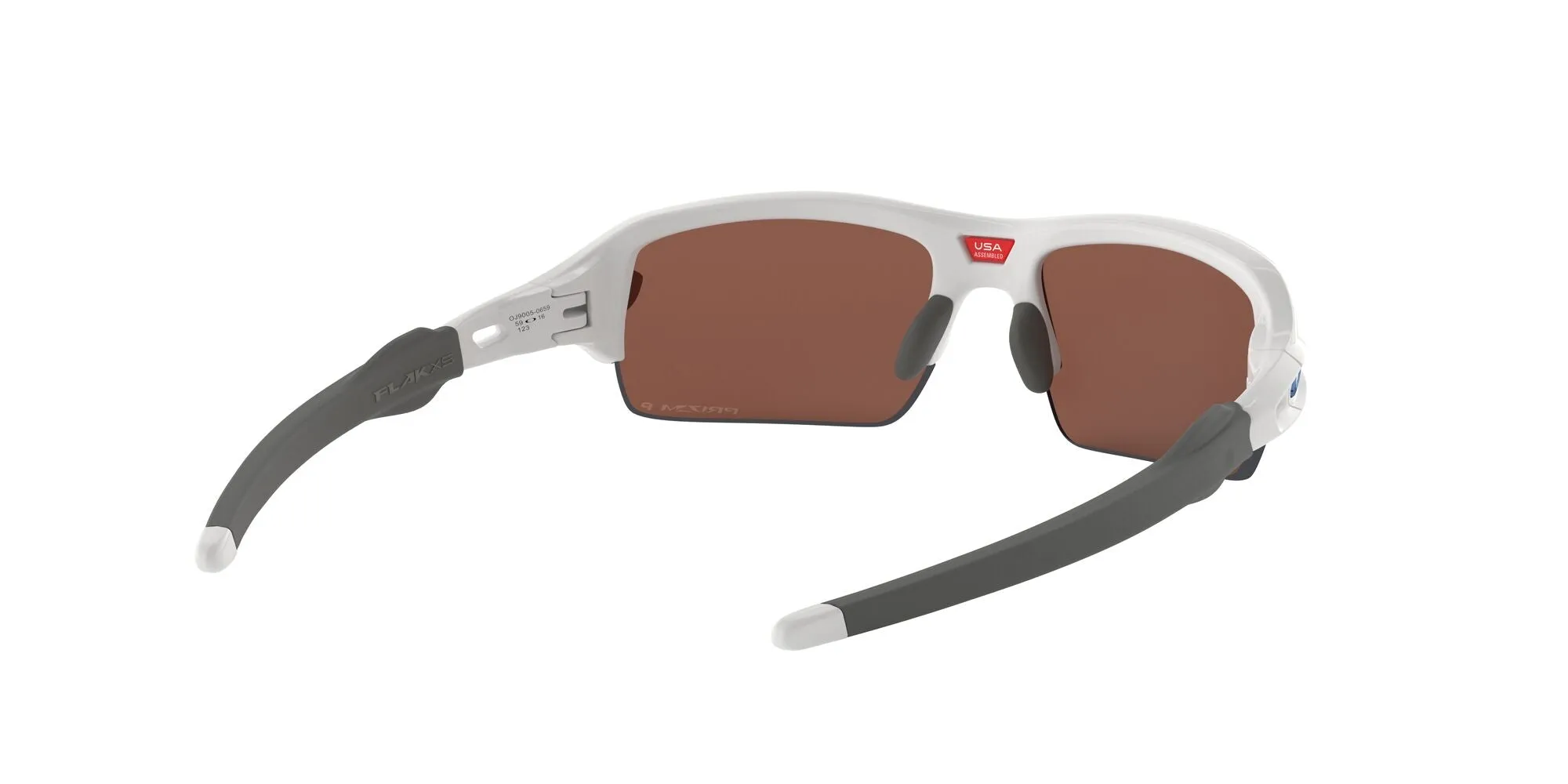 FLAK XS 900506 WHITE/PRIZM DEEP WATER H2O POLARISED LENS