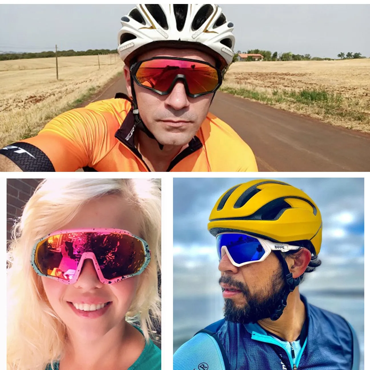 Gafas de sol polarizadas para el ciclismo