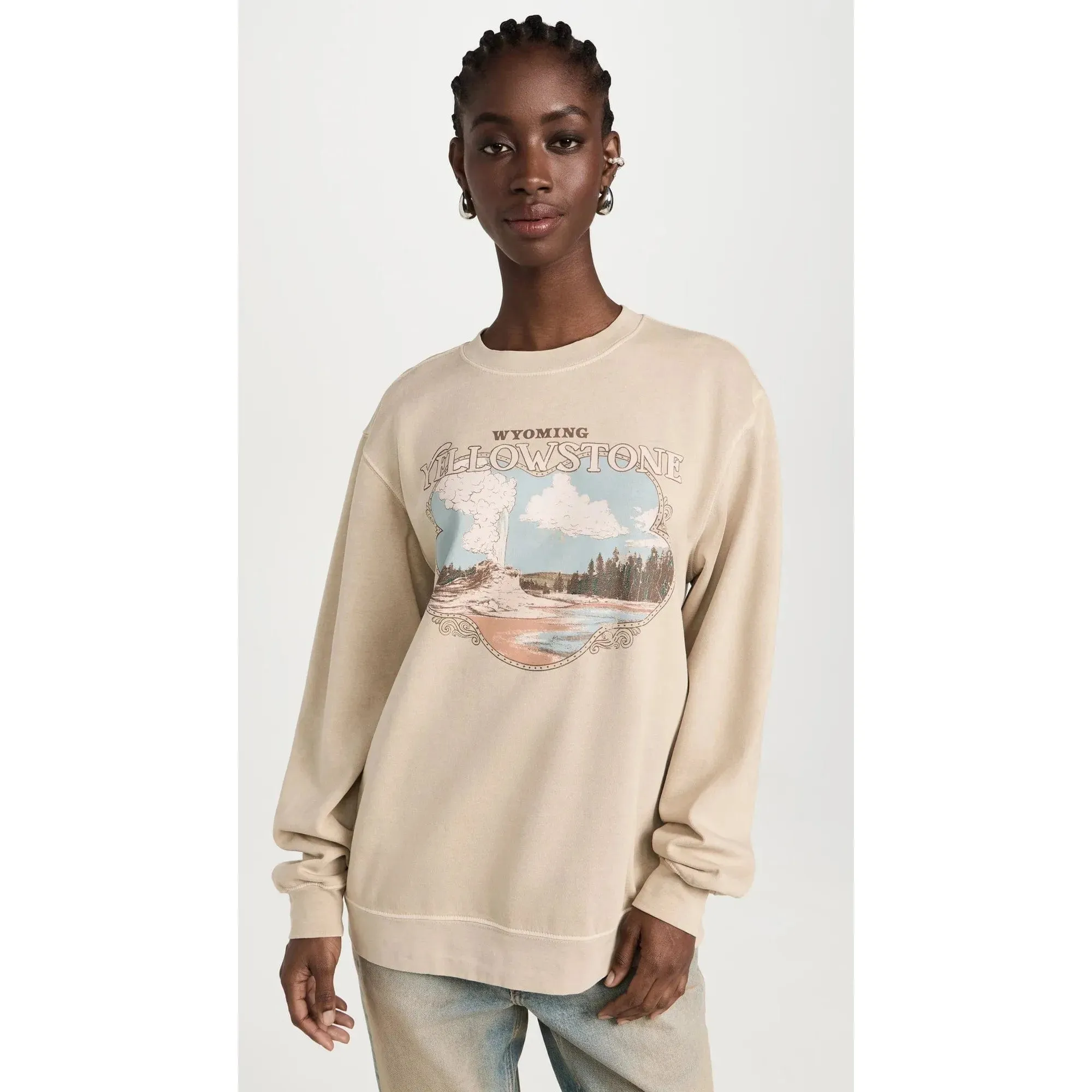 Girl Dangerous Yellowstone Frame Oversized Crew