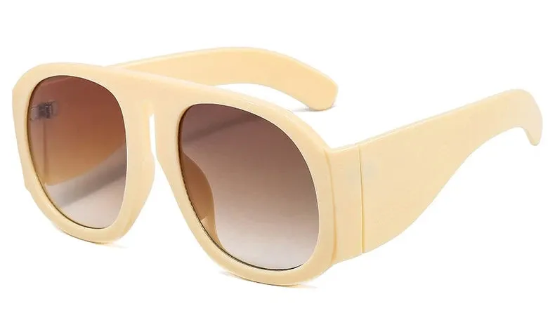 Gradient Lens Pilot Sunglasses