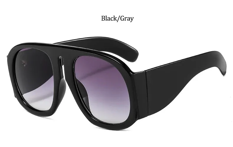 Gradient Lens Pilot Sunglasses