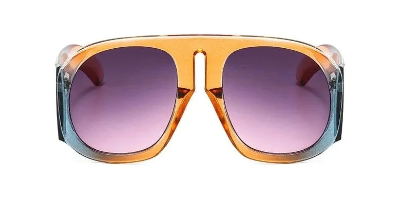 Gradient Lens Pilot Sunglasses