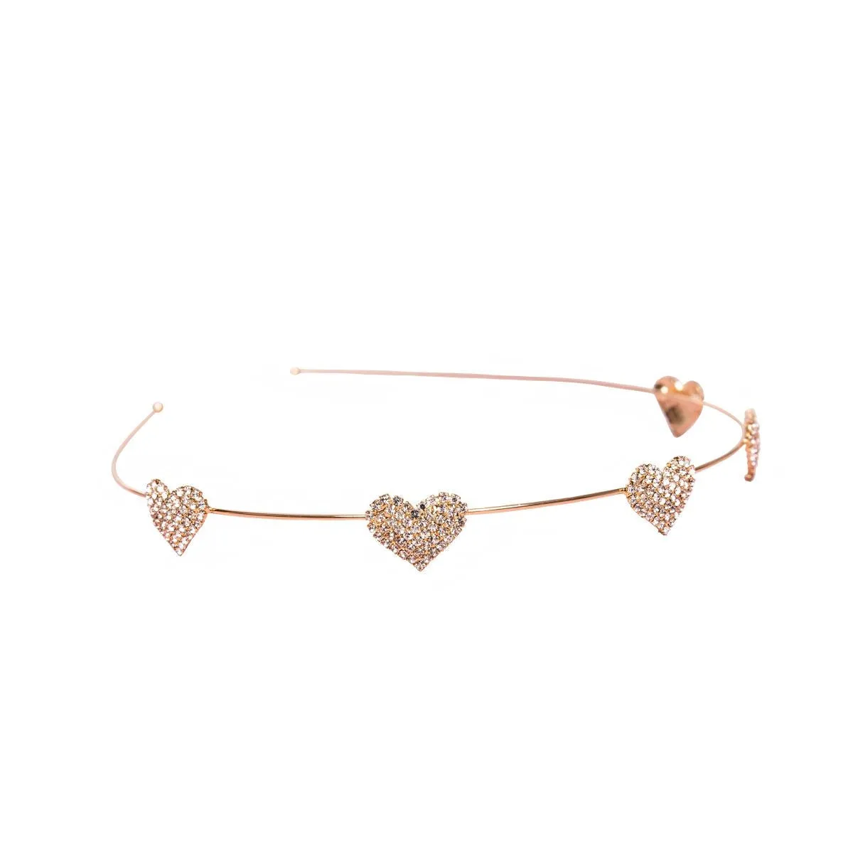 Great Pretenders Rhinestone Heart Headband