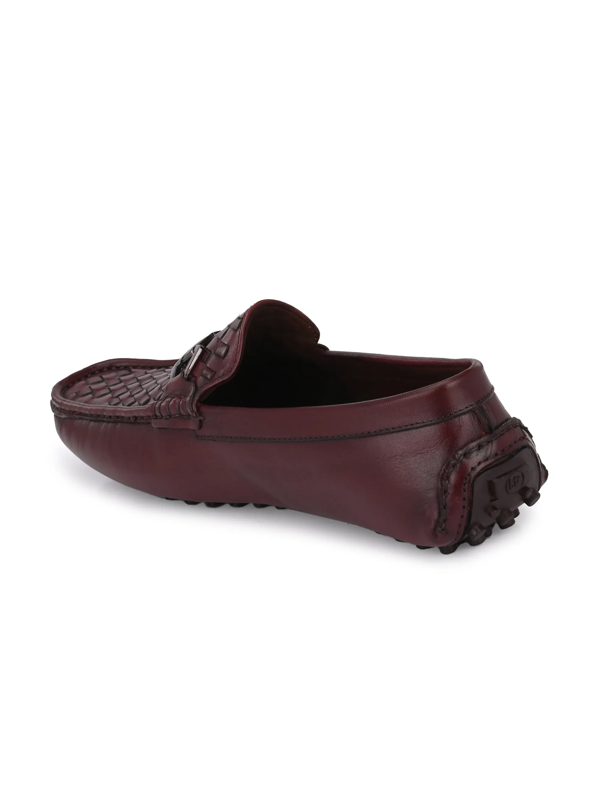 Hammel Cherry Textured Loafers