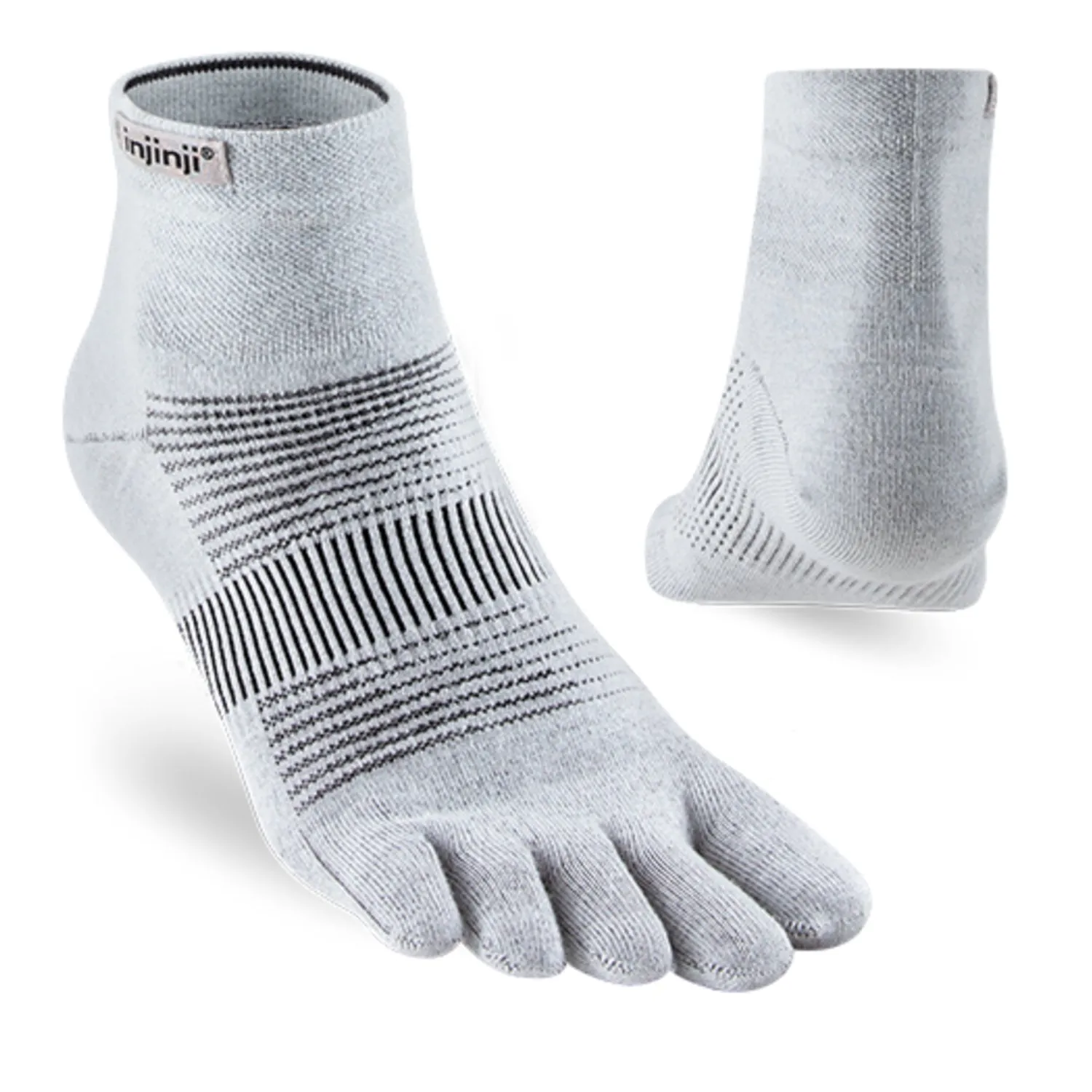 Injinji RUN Lightweight Mini Crew - Grey