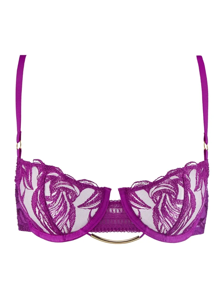 Into The Groove Half Cup Bra - Pink Karma