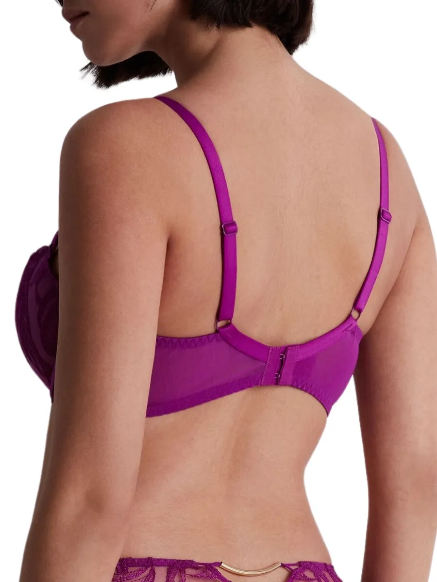 Into The Groove Half Cup Bra - Pink Karma