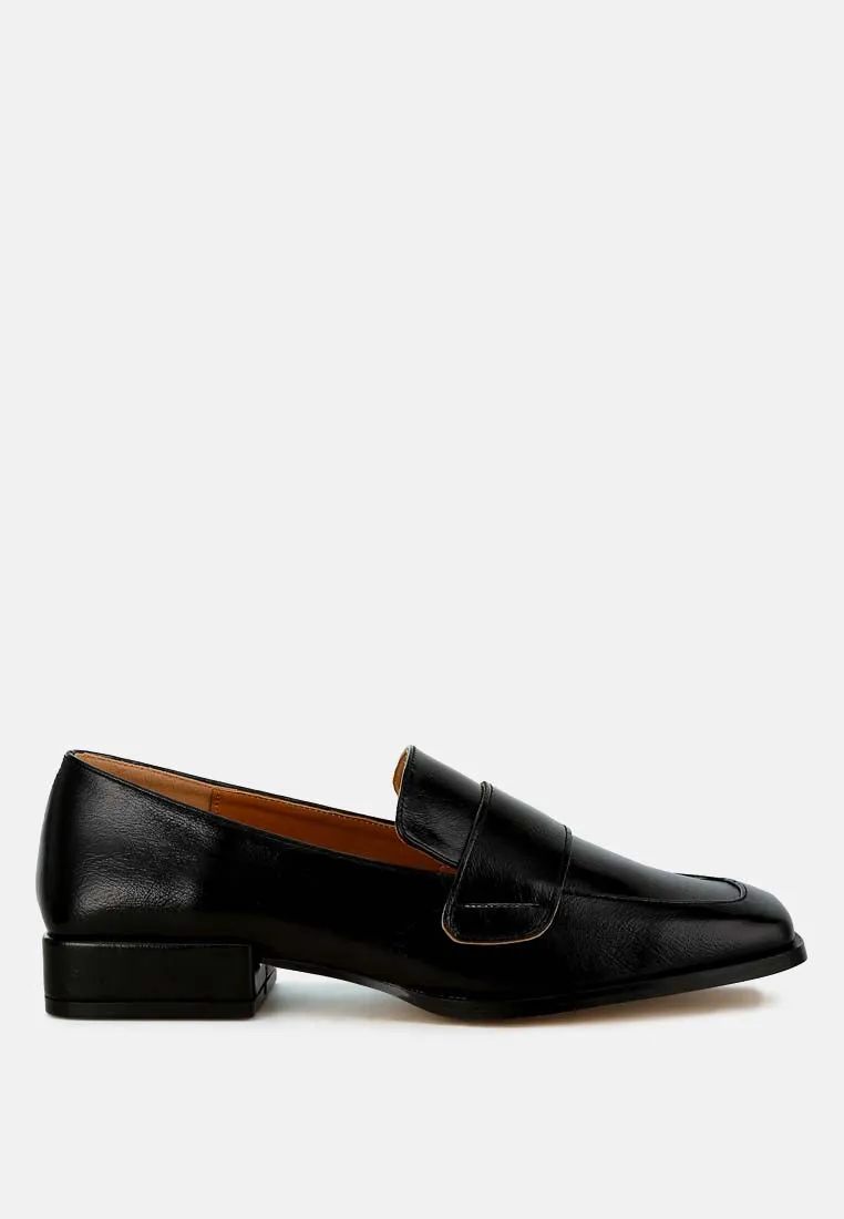 Jongs Metallic Penny Loafers