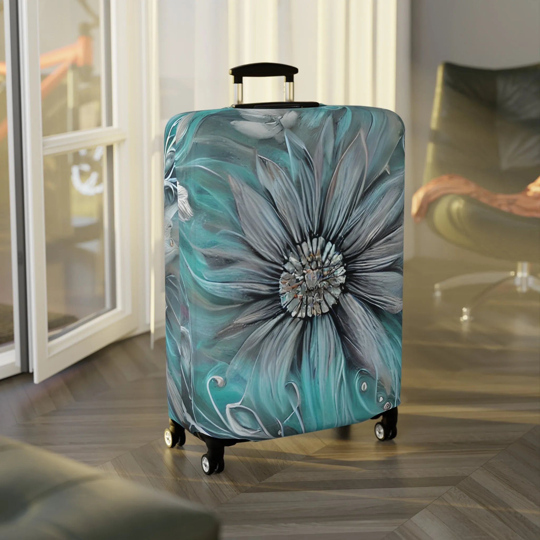 Luggage Cover, Elegant Floral