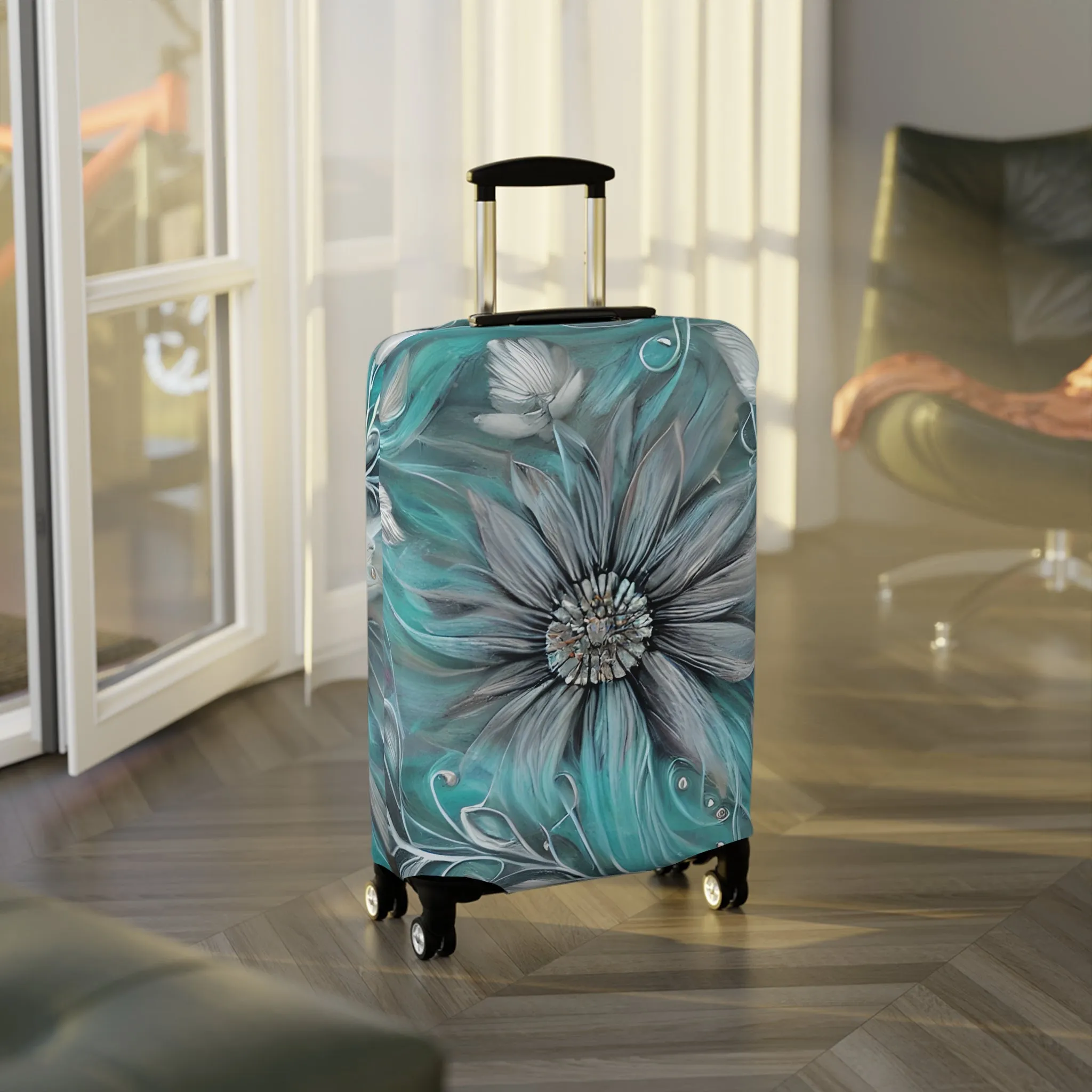 Luggage Cover, Elegant Floral