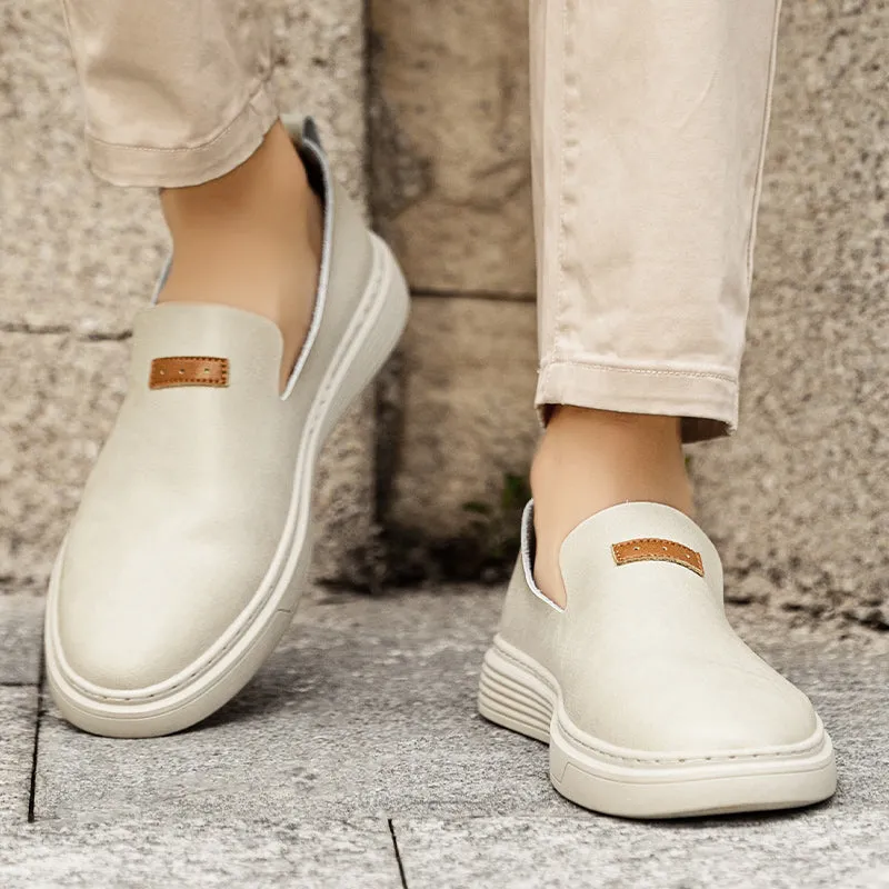 Men Fashion Leather Driving Shoes Casual Leather Shoes Slip On Loafers | 23004