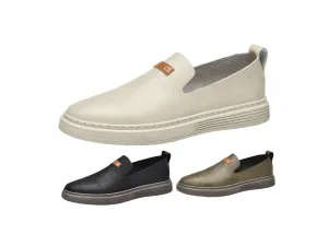 Men Fashion Leather Driving Shoes Casual Leather Shoes Slip On Loafers | 23004