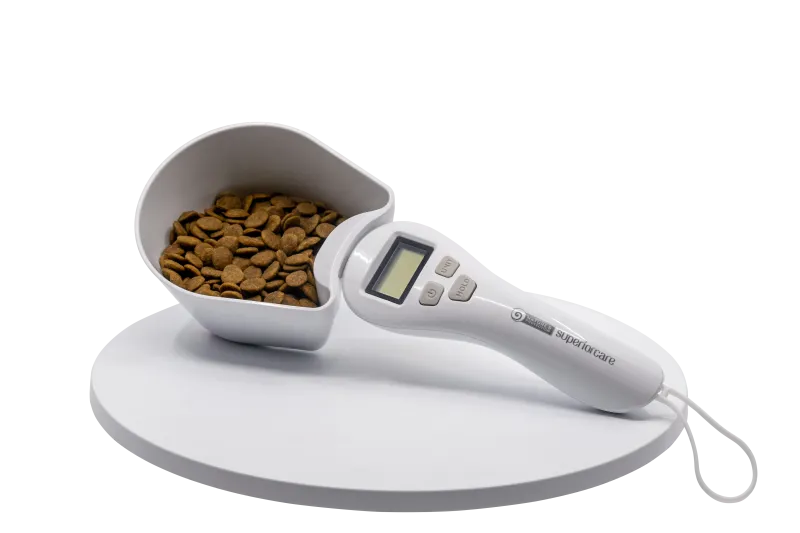 Nature's Protection Superior Care Electronic Dog & Cat Feed Measuring Scoop LCD Screen Measuring In Grams Or Ounces