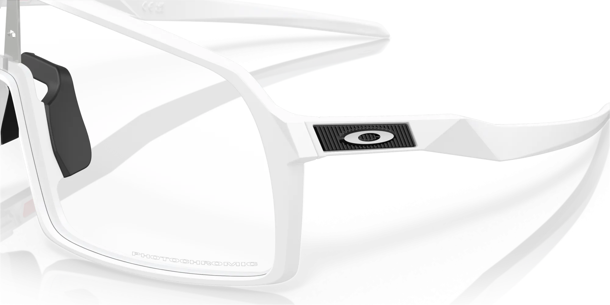 Oakley Sutro Clear To Black Iridium Photochromic Lenses Matte White Frame