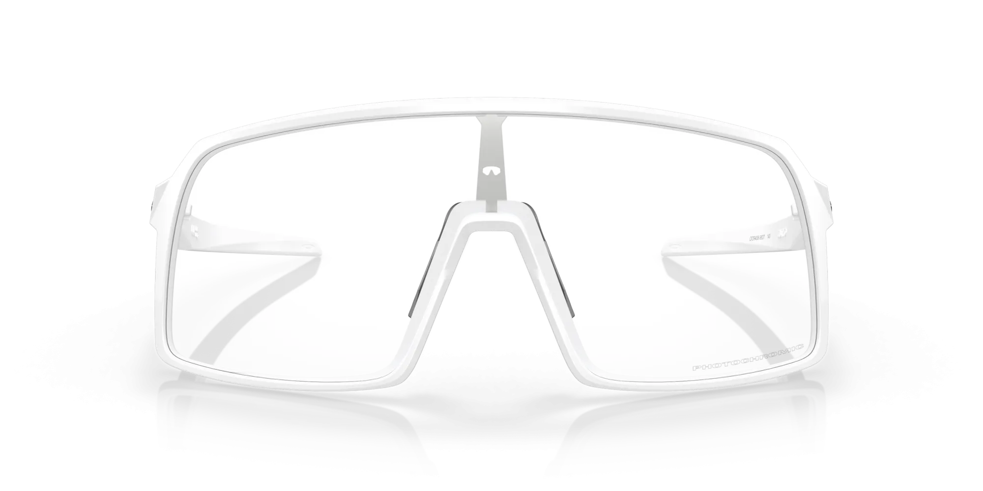 Oakley Sutro Clear To Black Iridium Photochromic Lenses Matte White Frame