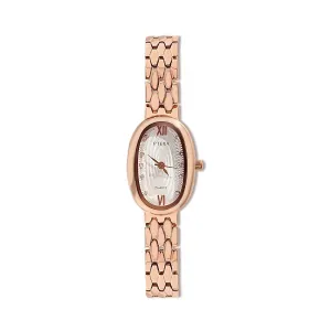 Rose Gold Tone Modern Watch