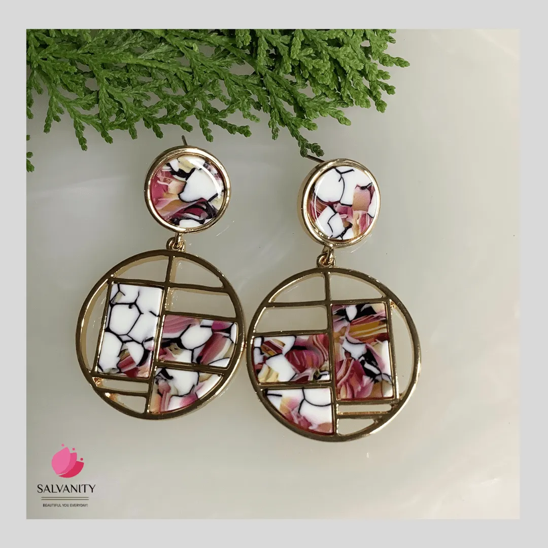 Salvanity K-POP Timeless Style Modern Art Earrings