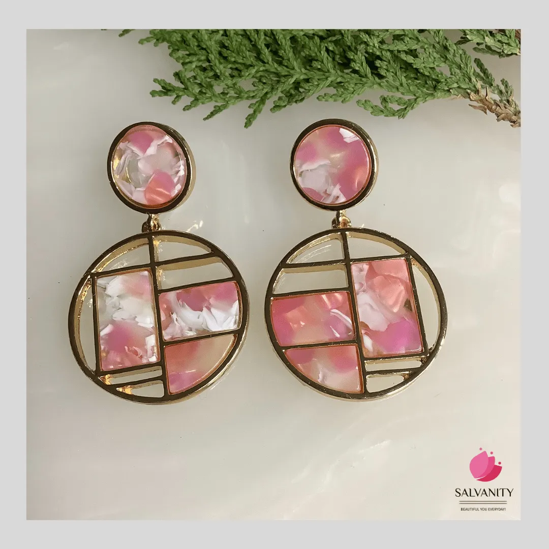 Salvanity K-POP Timeless Style Modern Art Earrings