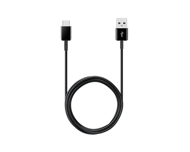 Samsung Galaxy A12 Support 15W Adaptive Fast Charge Type-C Cable Black