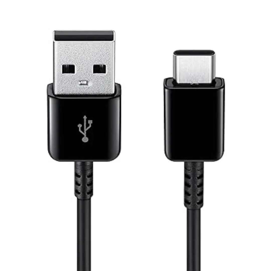 Samsung Galaxy A12 Support 15W Adaptive Fast Charge Type-C Cable Black