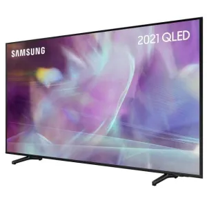 Samsung QE43Q60A (2021) QLED HDR 4K Ultra HD Smart TV, 43 inch with TVPlus, Black