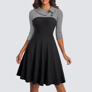 Trendy Casual Flare Swing Dress