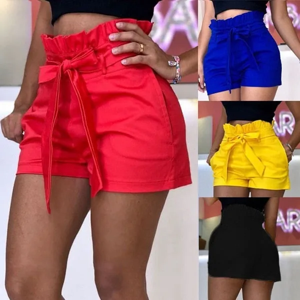 Trendy High Waist Casual Shorts