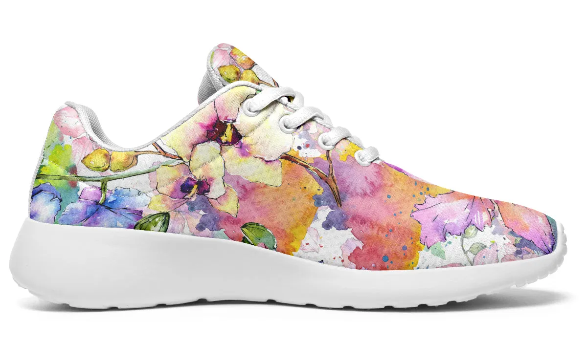 Watercolour Flowers Sneakers