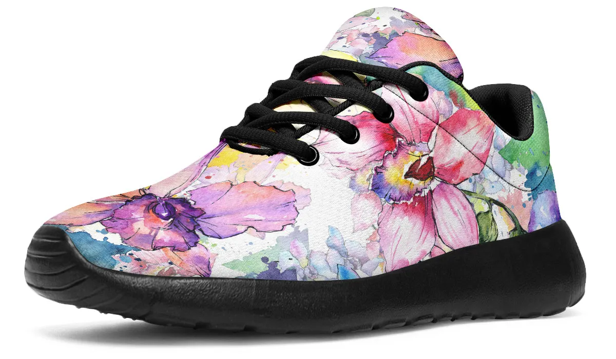 Watercolour Flowers Sneakers