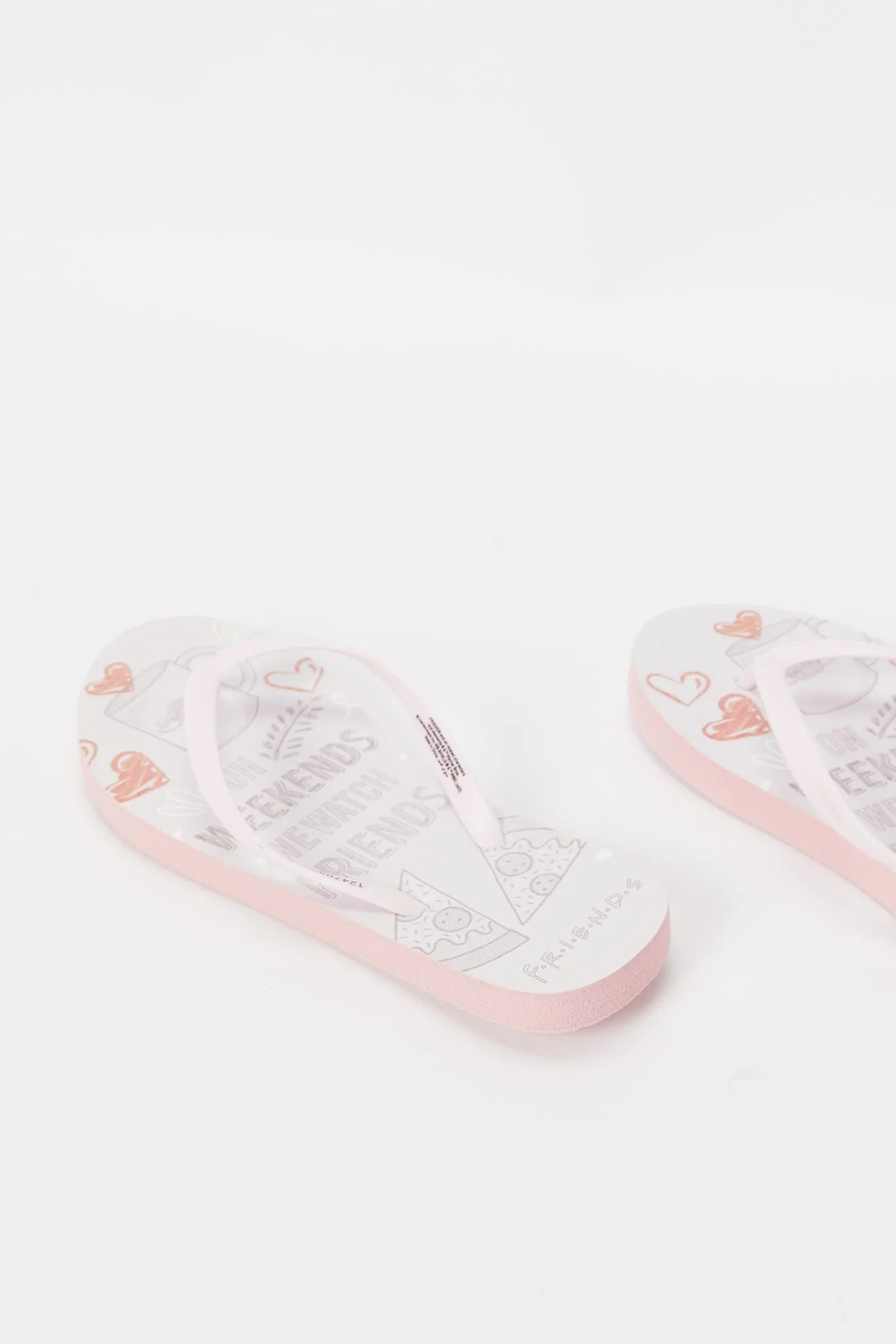 Women Pink Printed Flip Flop