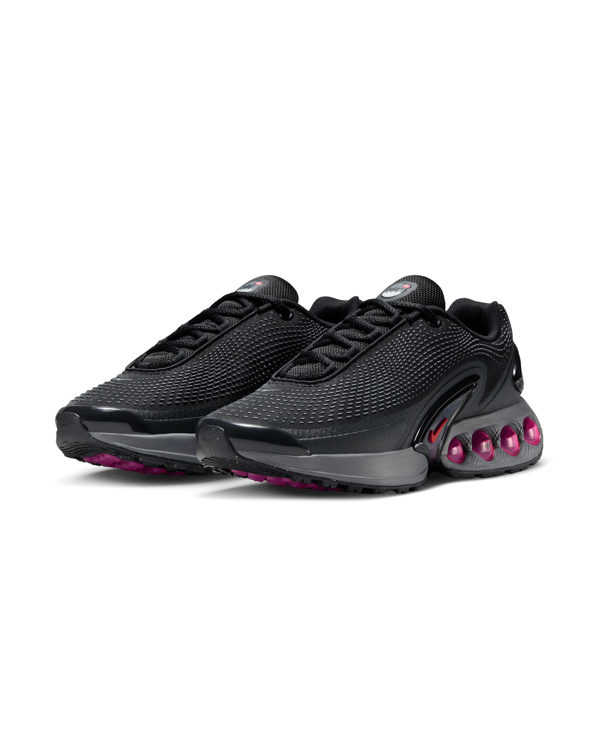 Womens Air Max DN - Black / Light Crimson / Smoke Grey