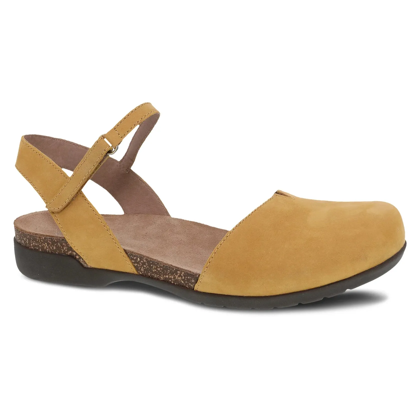 WOMEN'S DANSKO ROWAN MARY JANE | MUSTARD MILLED NUBUCK